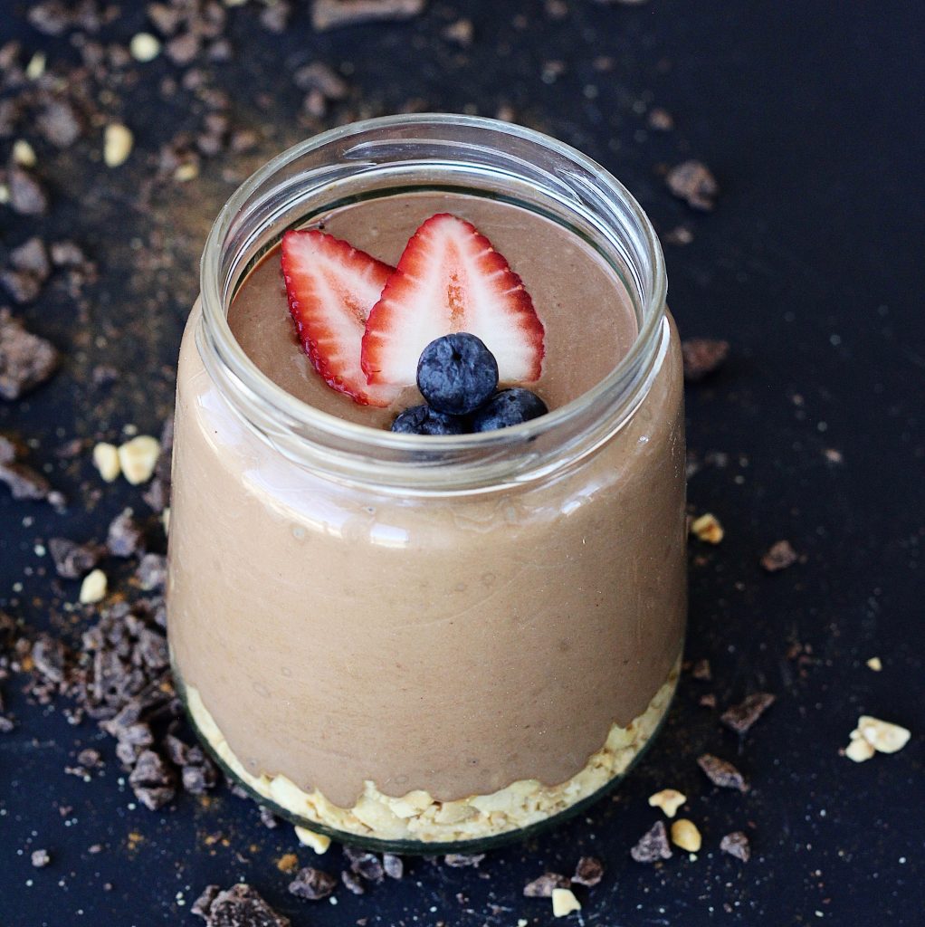 Chocolate Banana Peanut Butter Smoothie 2