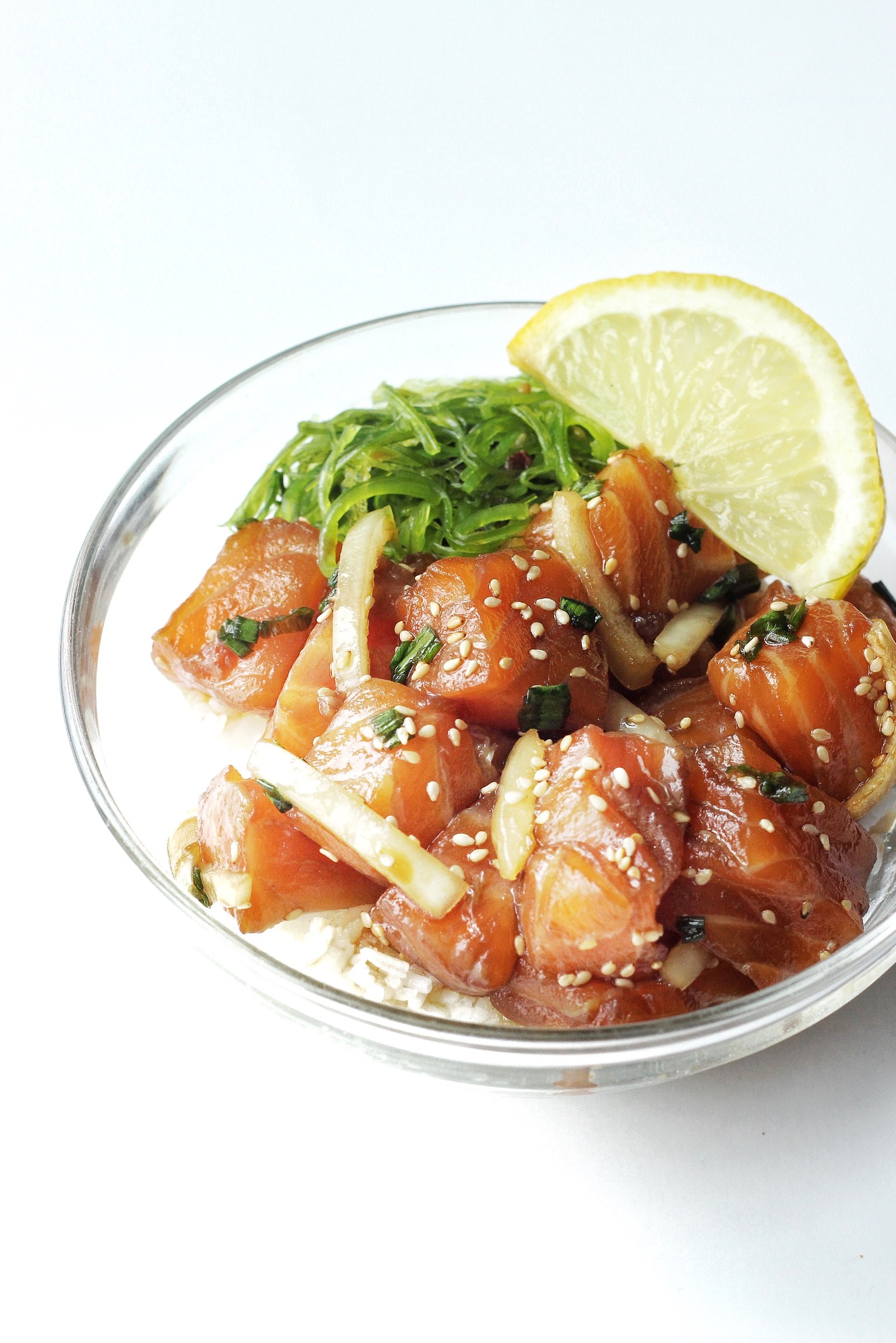 Salmon Shoyu Poke Bowl Recipe