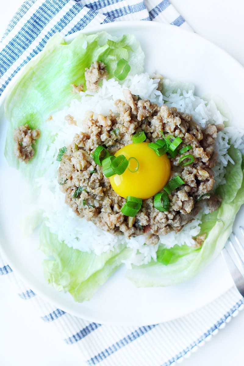 20-Minute Asian Pork and Rice Plate