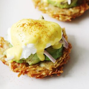 Hashbrown Avocado Eggs Benedict Recipe