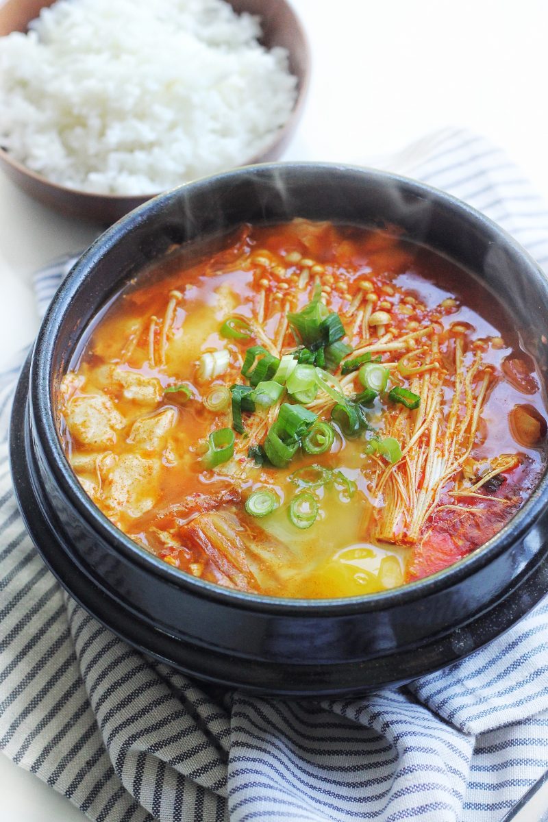 Spicy Korean Silken Soft Tofu Stew Recipe