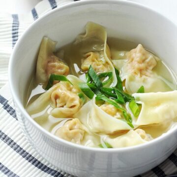 Homemade Wonton Soup Recipe