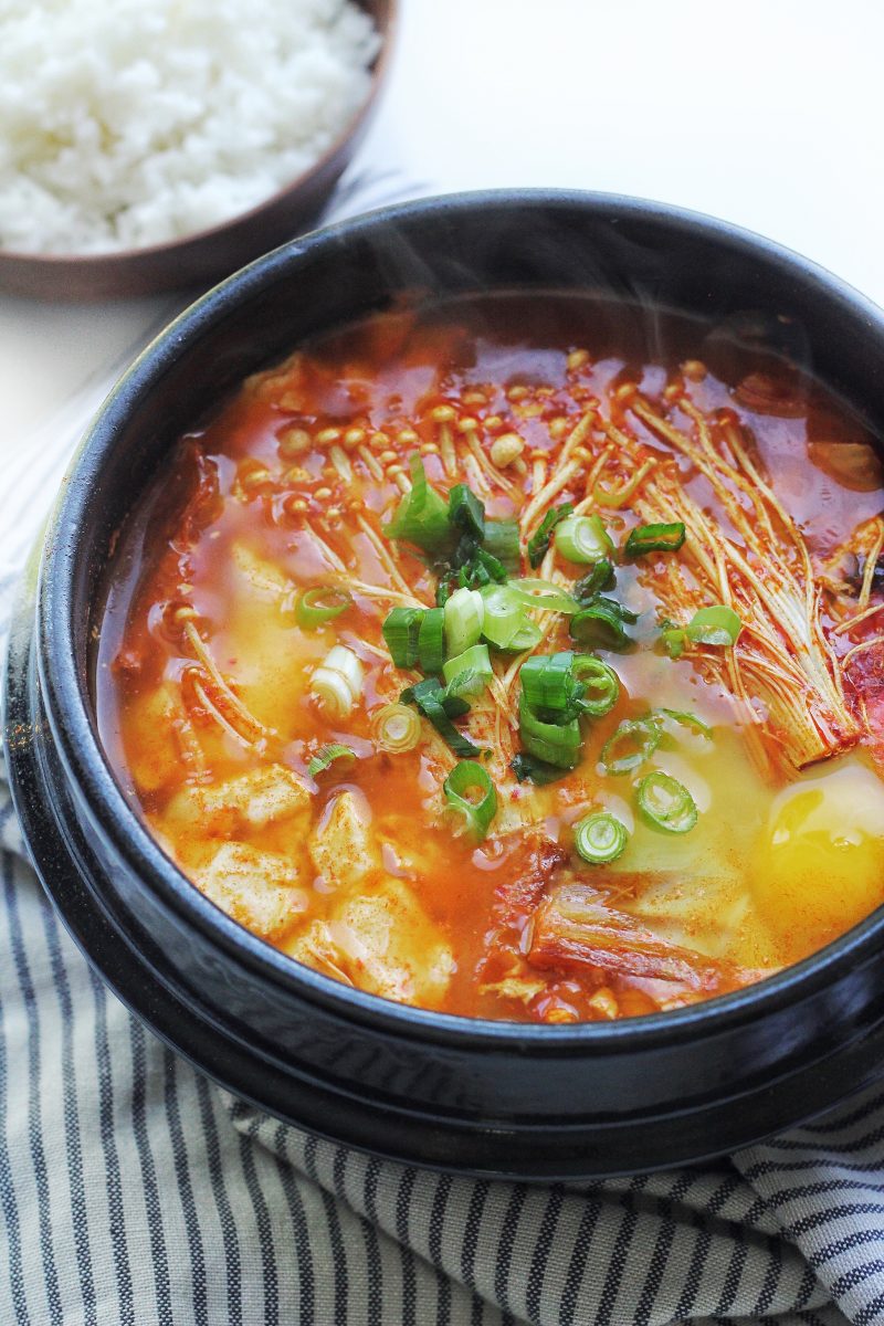 Spicy Korean Silken Soft Tofu Stew Recipe