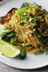 Spicy Thai-Style Peanut Lime Noodles Recipe