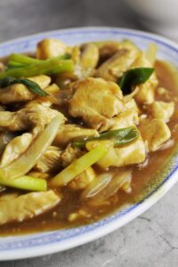 Easy Saucy Chicken & Onions Stir-Fry Recipe