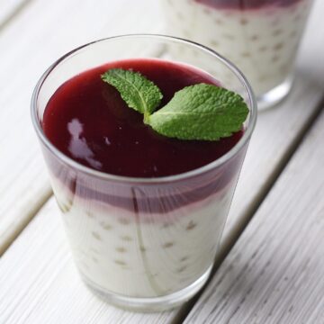 Coconut Raspberry Tapioca Pudding Recipe
