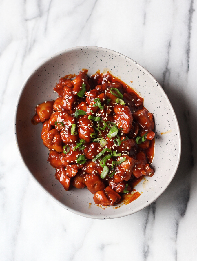 Spicy Gochujang Stir-Fried Chicken Recipe