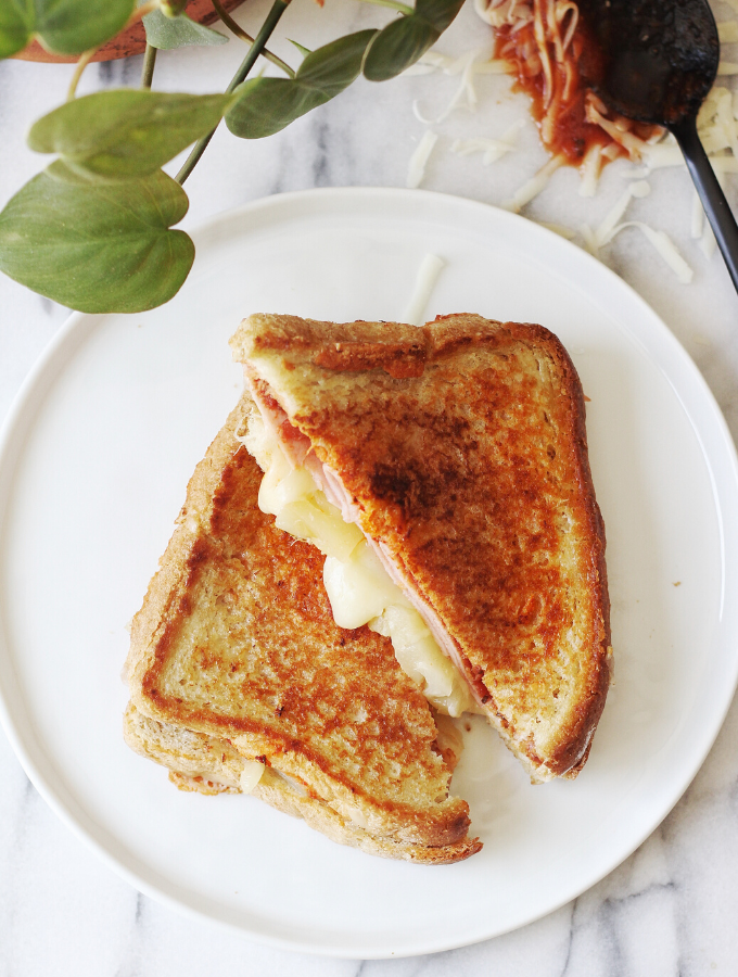 Hawaiian Style Pineapple & Ham Grilled Cheese Recipe