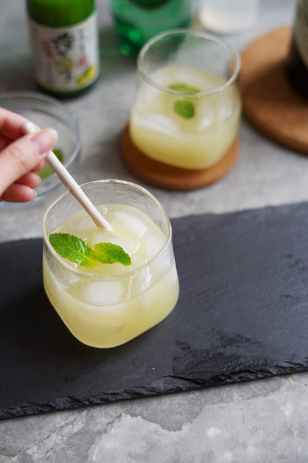 Yuzu Gin Cocktail Couple Eats Food