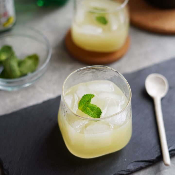 Yuzu Gin Cocktail Couple Eats Food