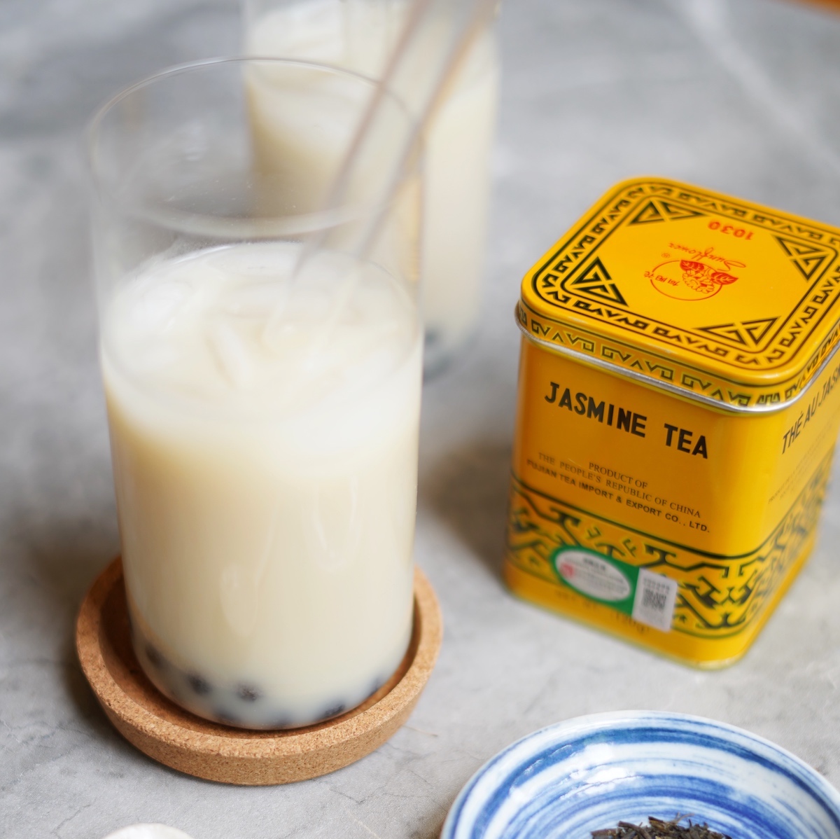 Jasmine Milk Tea - Couple Eats Food
